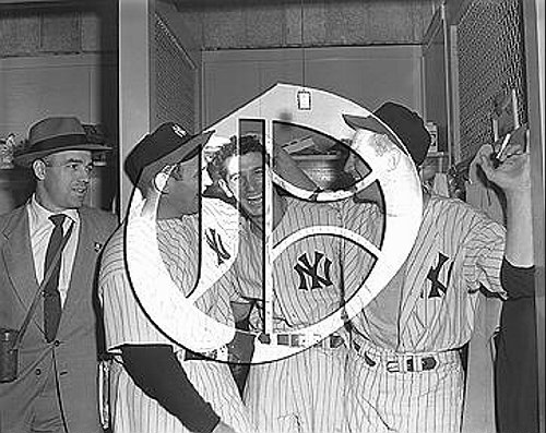 Allie Reynolds, Billy Martin and Whitey Ford53N0120